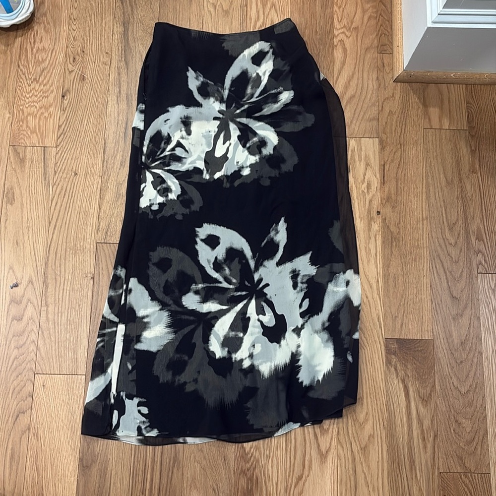 Carlisle Floral Silk Skirt